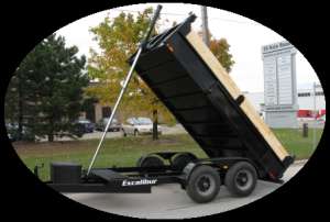 6 Ton dump trailer - Excalibur Trailers Ontario Canada