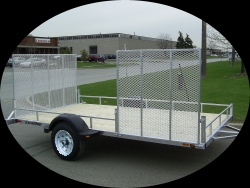 Double 2 place ATV tilt trailer w/ dual ramps - Excalibur Toronto GTA Ontario Canada