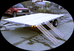 Excalibur Trailers - Deckover w/ Side Ramps