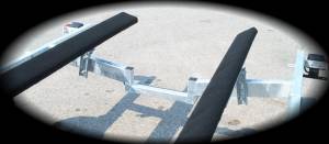 Excalibur boat trailer - inboard ski boat rear cross member