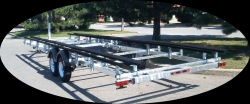 Excalibur Pontoon boat trailer - galvanized - Ontario Canada